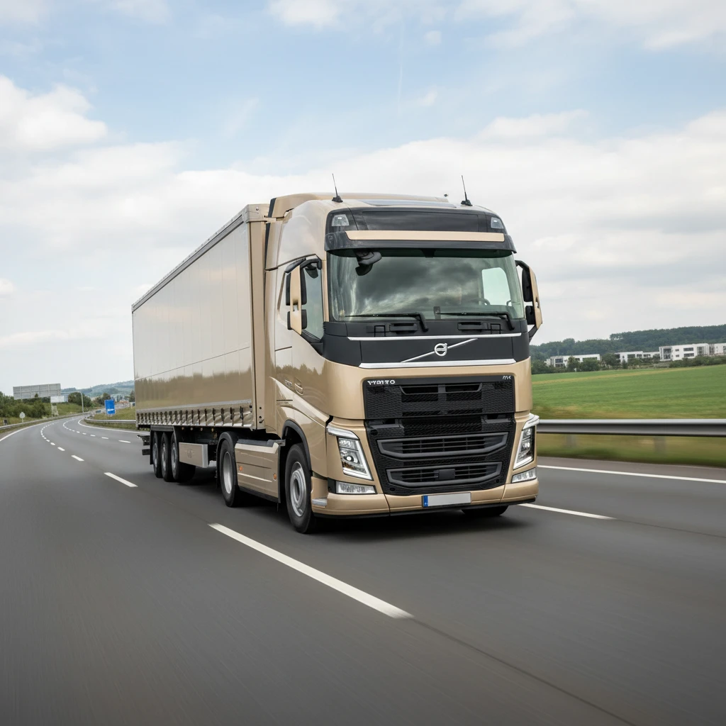Volvo FH16 з напівпричепом на трасі